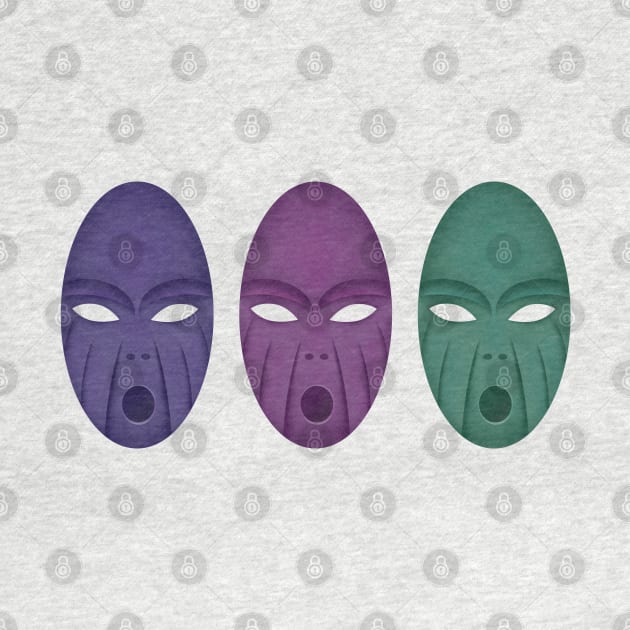 Three masks by stefy